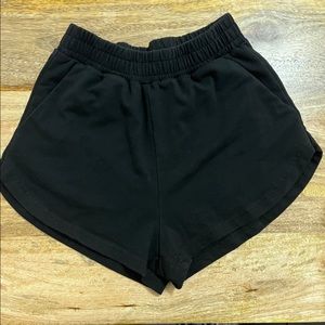 Shein Black Sweatshorts